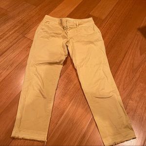Loft Yellow Jeans Size 4P GUC